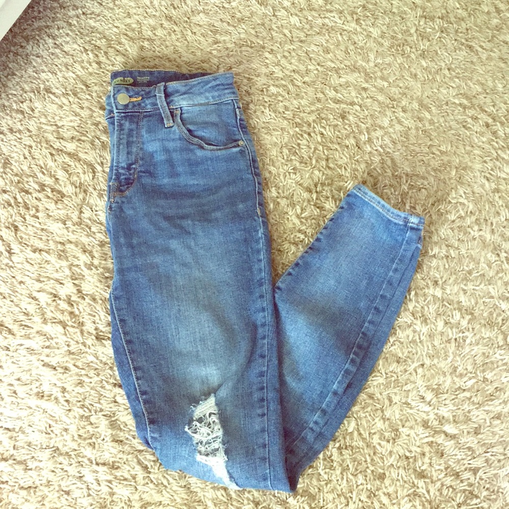 old Navy Super Skinny High Rise Jeans
